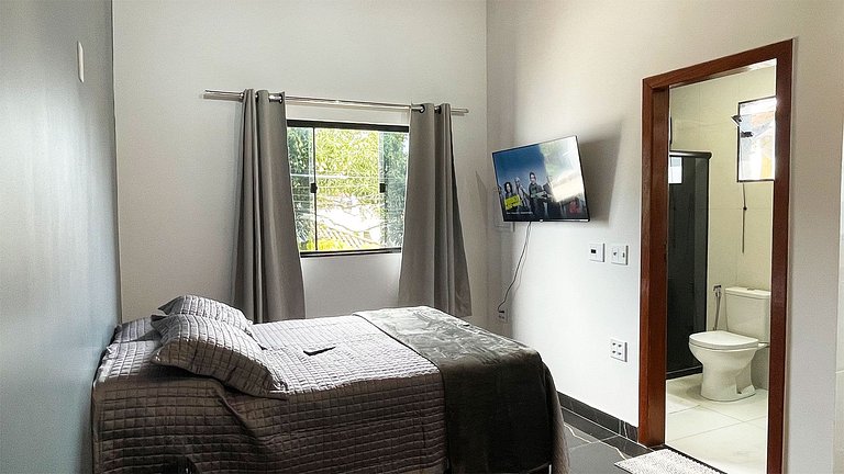 Loft novíssimo c/ cozinha AC e WIFI