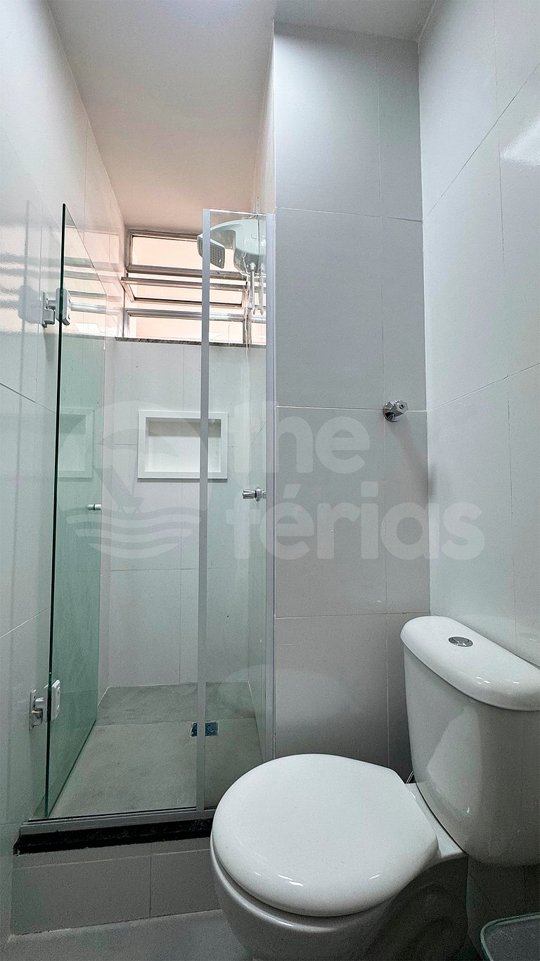 Ap 2 qtos c/ Ar C 7mins andando do Forte