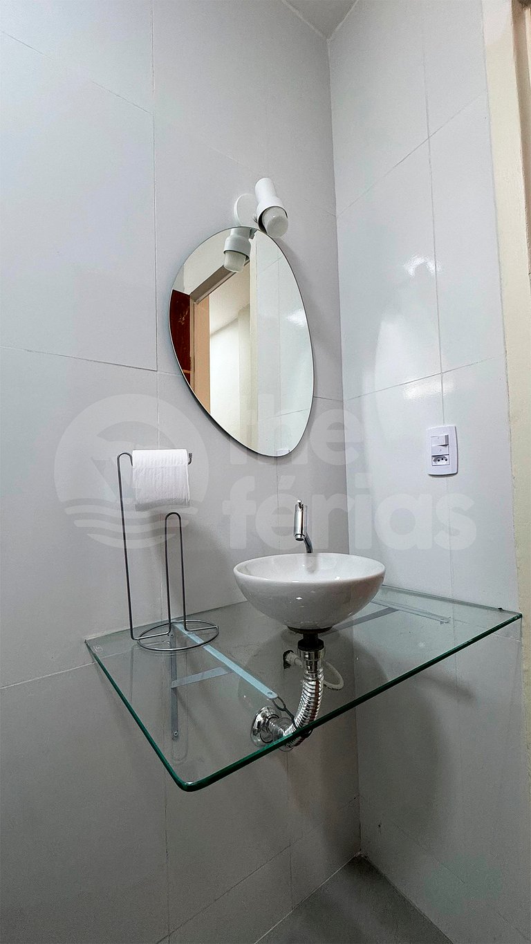 Ap 2 qtos c/ Ar C 7mins andando do Forte