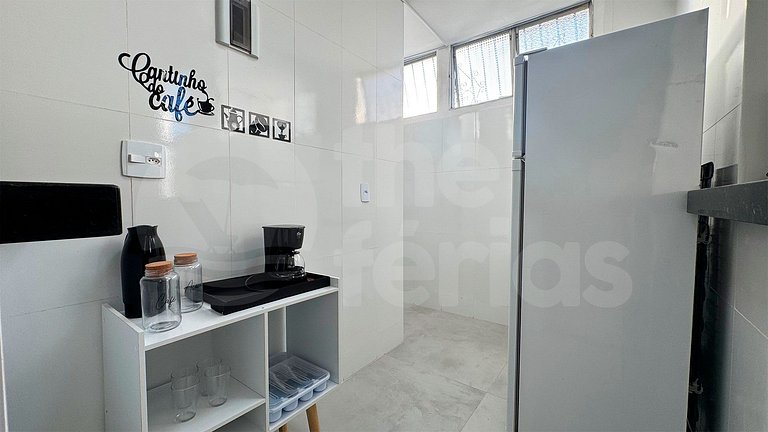 Ap 2 qtos c/ Ar C 7mins andando do Forte