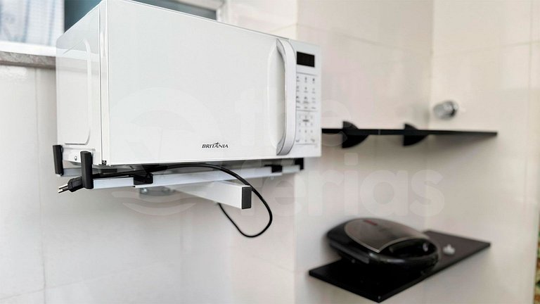 Ap 2 qtos c/ Ar C 7mins andando do Forte