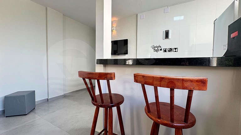 Ap 2 qtos c/ Ar C 7mins andando do Forte