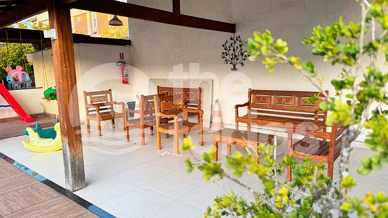 Ap 2 qtos c/ Ar C 7mins andando do Forte