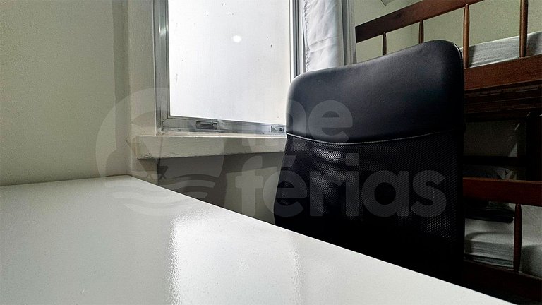 Ap 2 qtos c/ Ar C 7mins andando do Forte