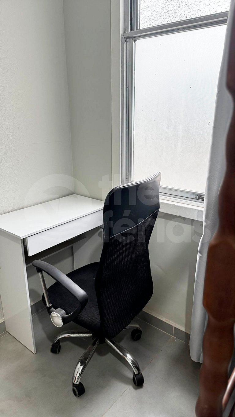 Ap 2 qtos c/ Ar C 7mins andando do Forte