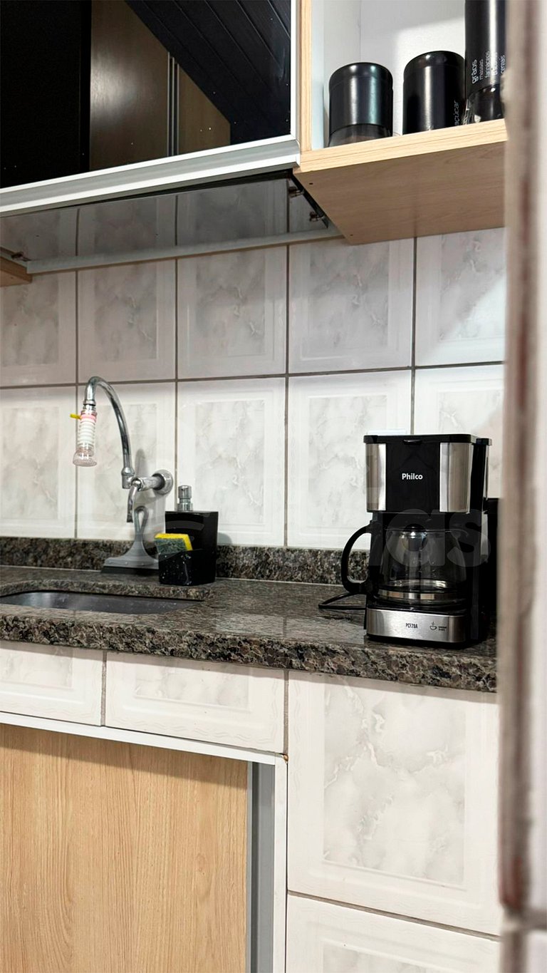 AP com AR wifi e cozinha - Conforto e Praticidade