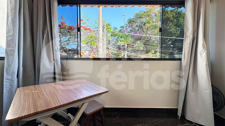 Loft novo com cozinha, ar-condicionado e wi-fi