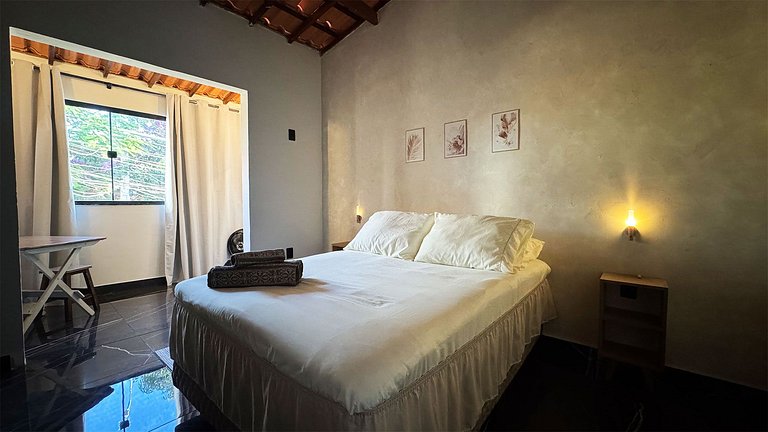 Loft novo com cozinha, ar-condicionado e wi-fi