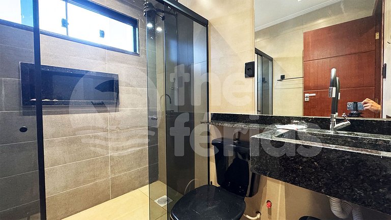 Loft novo com cozinha, ar-condicionado e wi-fi