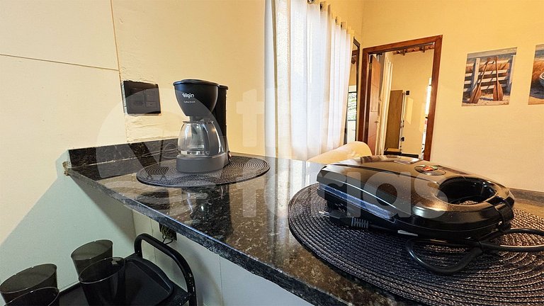 Loft novo com cozinha, ar-condicionado e wi-fi