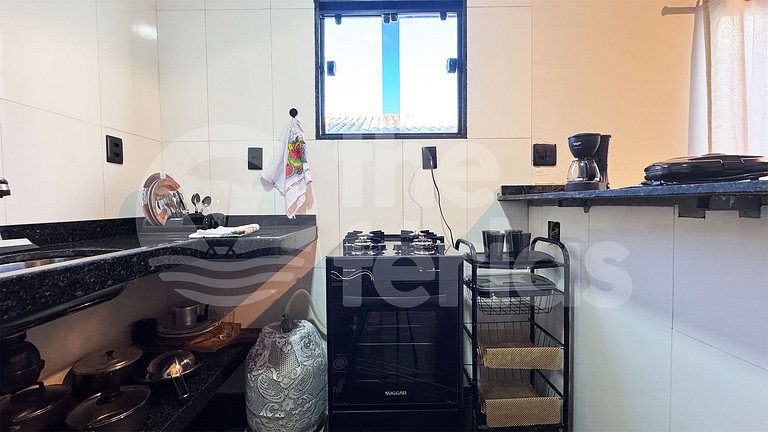 Loft novo com cozinha, ar-condicionado e wi-fi