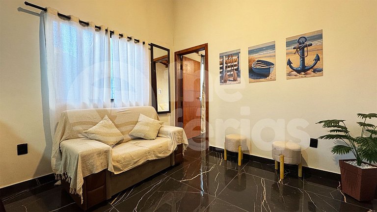 Loft novo com cozinha, ar-condicionado e wi-fi