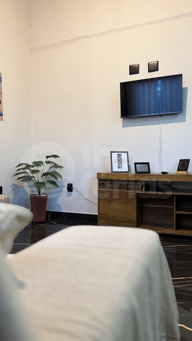 Loft novo com cozinha, ar-condicionado e wi-fi