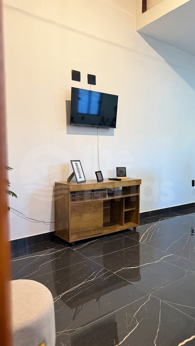 Loft novo com cozinha, ar-condicionado e wi-fi