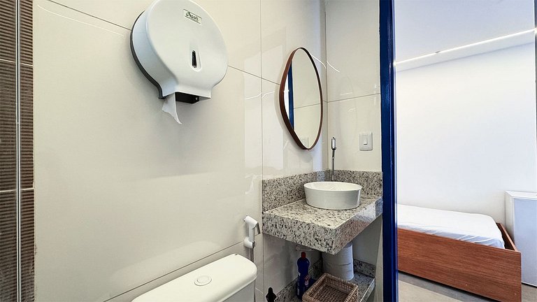 Suíte Família com AR frigobar bem no centro