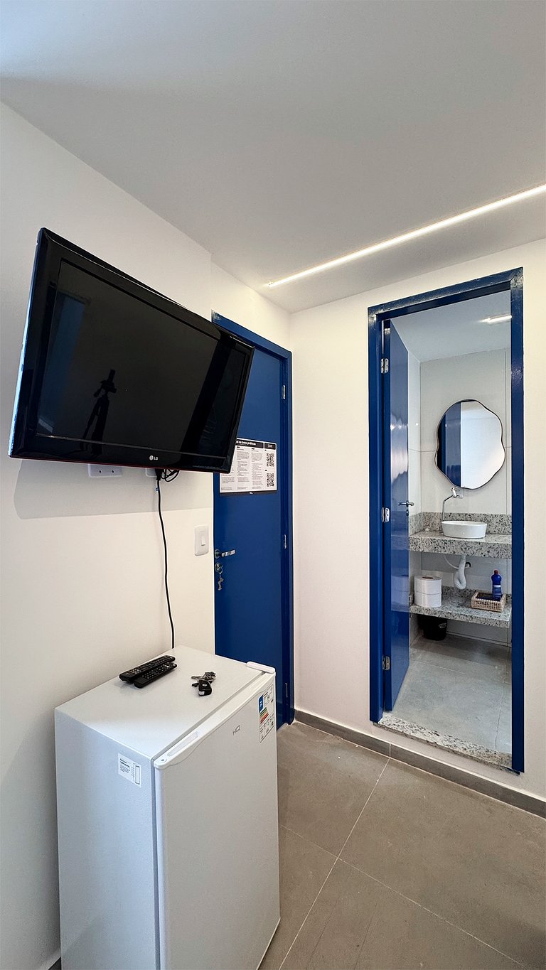 Suíte Família com AR frigobar bem no centro