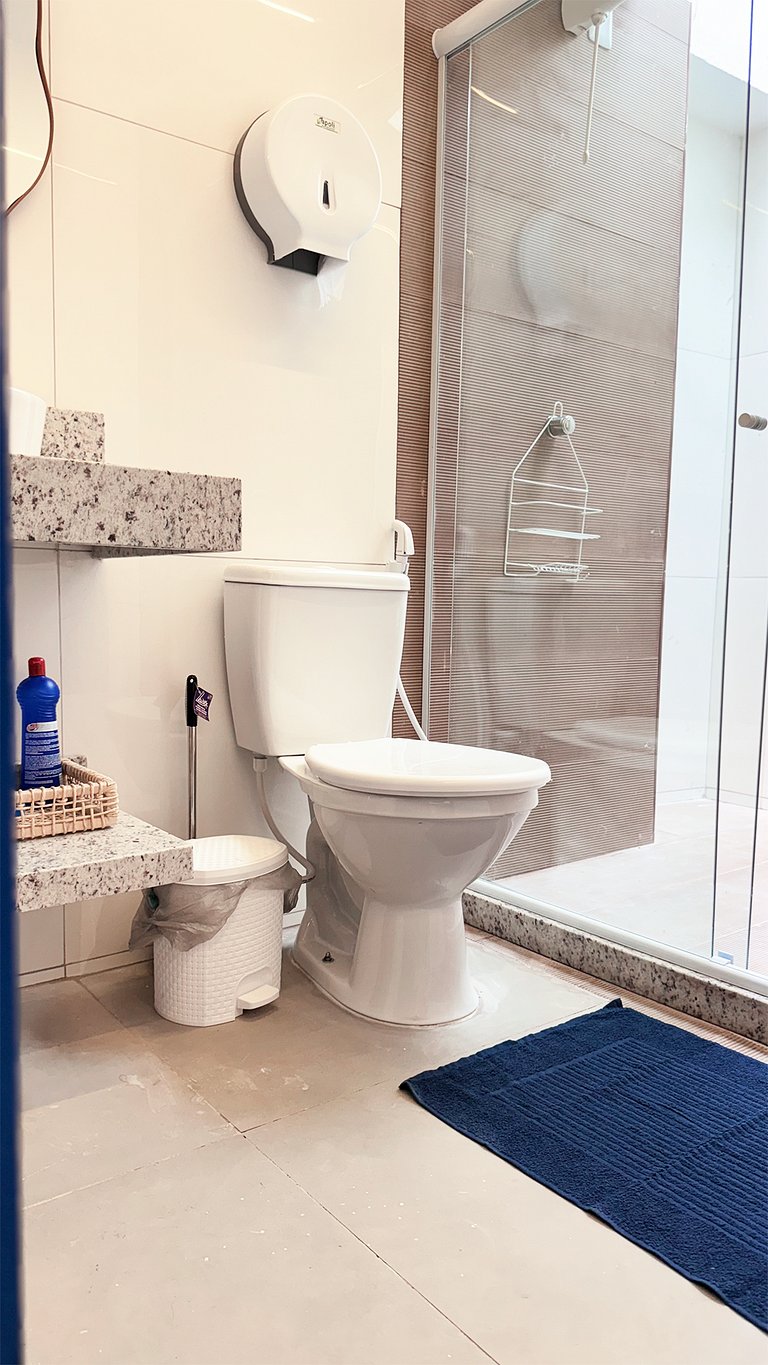 Suíte Família com AR frigobar bem no centro